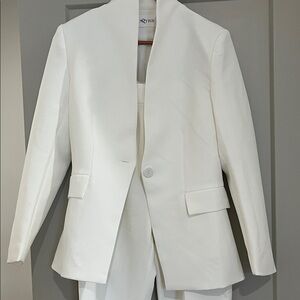 Elegant Off White Pant Suit
